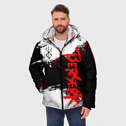 Куртка зимняя мужская БЕРСЕРК : Спортивная форма - Клеймо жертвы, цвет: 3D-светло-серый — фото 2