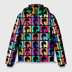 Куртка зимняя мужская Legendary popular music group, цвет: 3D-светло-серый