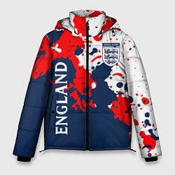 Куртка зимняя мужская Сборная Англии Краска, цвет: 3D-красный