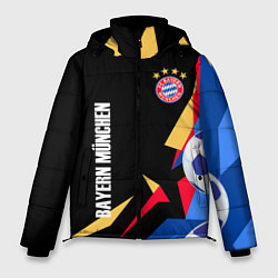 Куртка зимняя мужская Bayern munchen Sport - цветные геометрии, цвет: 3D-красный