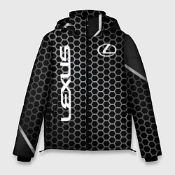 Куртка зимняя мужская Lexus соты карбон, цвет: 3D-черный