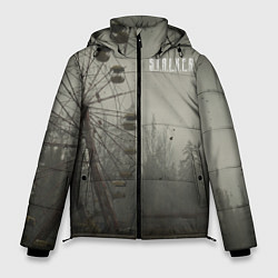 Куртка зимняя мужская STALKER Колесо Обозрения, цвет: 3D-черный