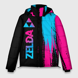Мужская зимняя куртка Zelda - neon gradient: по-вертикали