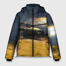 Куртка зимняя мужская Танк Е100, цвет: 3D-светло-серый