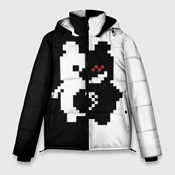 Куртка зимняя мужская Monokuma pixel, цвет: 3D-светло-серый