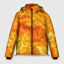 Куртка зимняя мужская Бушующий огонь, цвет: 3D-светло-серый