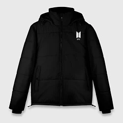 Куртка зимняя мужская BTS smail logo, цвет: 3D-черный