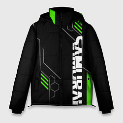 Куртка зимняя мужская Samurai - Зеленые технологии, цвет: 3D-черный