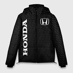 Куртка зимняя мужская Honda карбон, цвет: 3D-красный