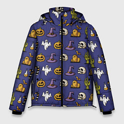 Мужская зимняя куртка Halloween pattern