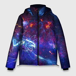 Мужская зимняя куртка Абстрактное космическое пространство