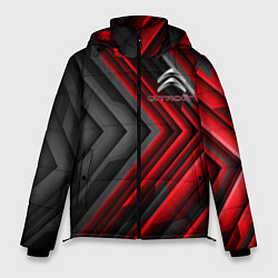 Куртка зимняя мужская Citroen строгий стиль, цвет: 3D-красный