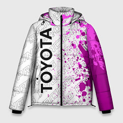 Куртка зимняя мужская Toyota pro racing: по-вертикали, цвет: 3D-черный