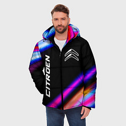 Куртка зимняя мужская Citroen speed lights, цвет: 3D-черный — фото 2