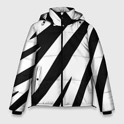 Куртка зимняя мужская Камуфляж зебры, цвет: 3D-черный