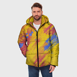 Куртка зимняя мужская Радужная палитра, цвет: 3D-светло-серый — фото 2