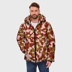Куртка зимняя мужская Камуфляж German Desert, цвет: 3D-красный — фото 2
