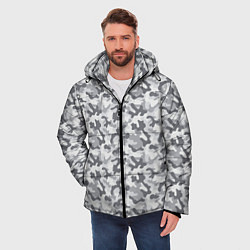 Куртка зимняя мужская Камуфляж зимний мелкий, цвет: 3D-светло-серый — фото 2