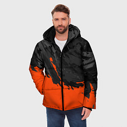 Куртка зимняя мужская Black & Orange, цвет: 3D-светло-серый — фото 2