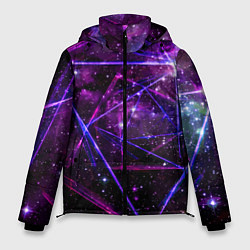 Мужская зимняя куртка Triangle space - Neon - Geometry