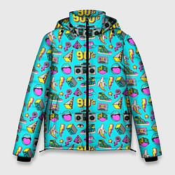 Куртка зимняя мужская Nostalgia for 90, цвет: 3D-светло-серый