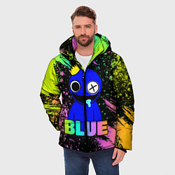 Куртка зимняя мужская Rainbow Friends - Blue, цвет: 3D-черный — фото 2