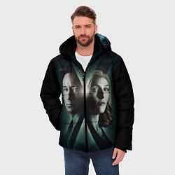 Куртка зимняя мужская X - Files, цвет: 3D-красный — фото 2