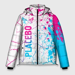 Куртка зимняя мужская Placebo neon gradient style: по-вертикали, цвет: 3D-черный