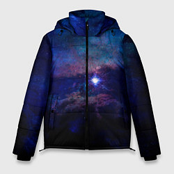 Куртка зимняя мужская Звёздное небо, цвет: 3D-черный