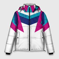 Куртка зимняя мужская FIRM белый спортик, цвет: 3D-красный