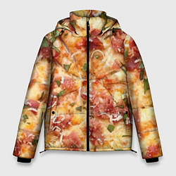 Куртка зимняя мужская Вкусная пицца, цвет: 3D-светло-серый
