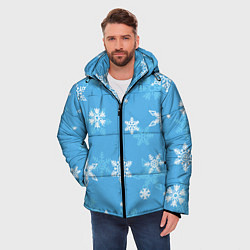 Куртка зимняя мужская Голубой снегопад, цвет: 3D-светло-серый — фото 2