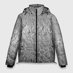 Мужская зимняя куртка Серая поверхность жидкой планеты