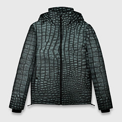 Мужская зимняя куртка Кожа крокодила - fashion