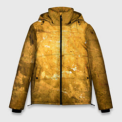 Мужская зимняя куртка Золотая абстрактная поверхность