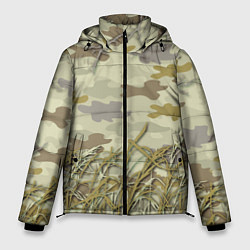 Куртка зимняя мужская Камуфляж охотника, цвет: 3D-черный