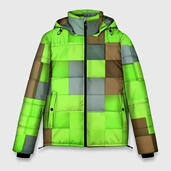 Куртка зимняя мужская Никита майнкрафт, цвет: 3D-черный