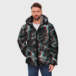 Куртка зимняя мужская Сеть нейронов, цвет: 3D-светло-серый — фото 2