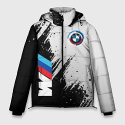 Куртка зимняя мужская BMW - м комплектация, цвет: 3D-светло-серый