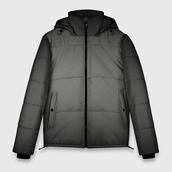 Куртка зимняя мужская Серый, черный градиент, цвет: 3D-черный