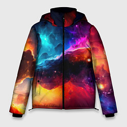 Мужская зимняя куртка Космос, созданный нейросетью