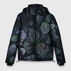 Мужская зимняя куртка Паттерн из множества тёмных цветов