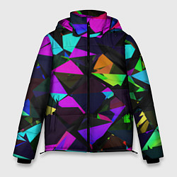 Мужская зимняя куртка Shapes triangle geometry