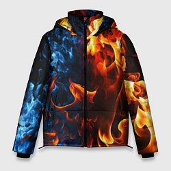 Мужская зимняя куртка Битва огней - два пламени