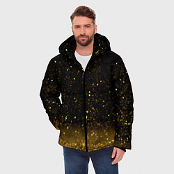Куртка зимняя мужская Золотой дождь, цвет: 3D-черный — фото 2