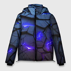 Мужская зимняя куртка Светящаяся синяя лава