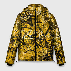 Куртка зимняя мужская Желтый хаос, цвет: 3D-светло-серый