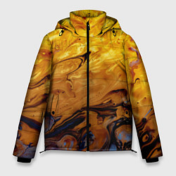 Мужская зимняя куртка Абстрактное жидкое золото