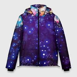 Мужская зимняя куртка Звездочки - космическое небо
