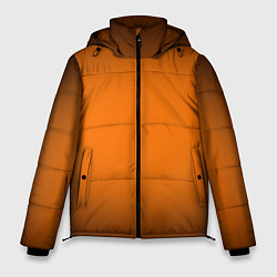 Мужская зимняя куртка Кислотный оранжевый с градиентом